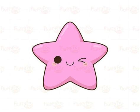 Kawaii Star Clipart, Cute Stars Clip Art, Galaxy Happy Funny Face Emoji ...