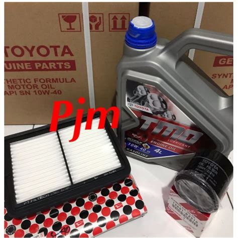 Jual Oli Mesin Toyota TMO 10W 40 4liter Paket Grandmax Luxio 3item