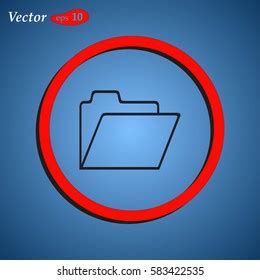 Folder Icon 库存插图 546446761 Shutterstock