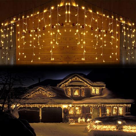 Wowow Warm White Led Icicle Lights