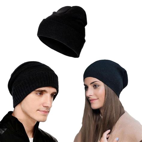 Touca Gorro de Frio Básica Adulto Lisa Preta Modelo Clássico Beanie