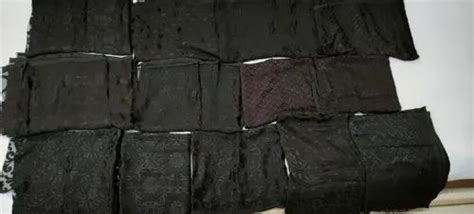 Polyester Braso Fabric, Plain/Solids, Black at Rs 110/meter in Surat ...