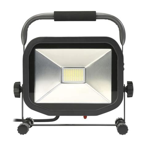 Luceco Led Strahler Ip65 38w 3000lm 5000k Neutralweiß Schwarz Grau