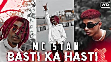 Basti Ka Hasti X Mc Stan Edit 🥵🥵mc Stan Edit🥵🥵 Efx Whatsapp Status🥵