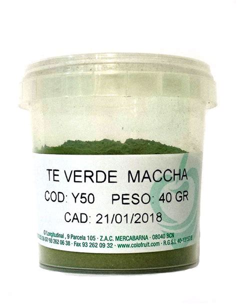 T Verde Maccha Gr Colofruit Online Fruta Y Verdura A Domicilio