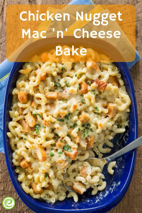 Chicken Nugget Mac 'n' Cheese Bake Recipe