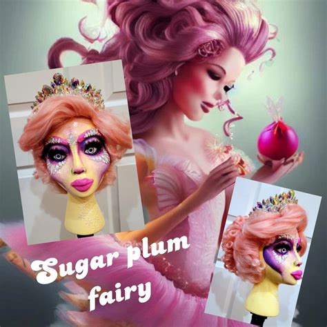 Sugar Plum Fairy Head Sugar Plum Fairy Mannequin Head Sugar Plum