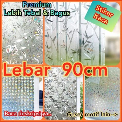 Jual SUNBLAST PREMIUM STIKER STICKER KACA PINTU JENDELA RUMAH 3D