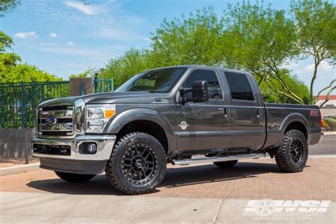 2015 Ford F 250 With 20 Method Race Wheels Mesh In Matte Black Wheels