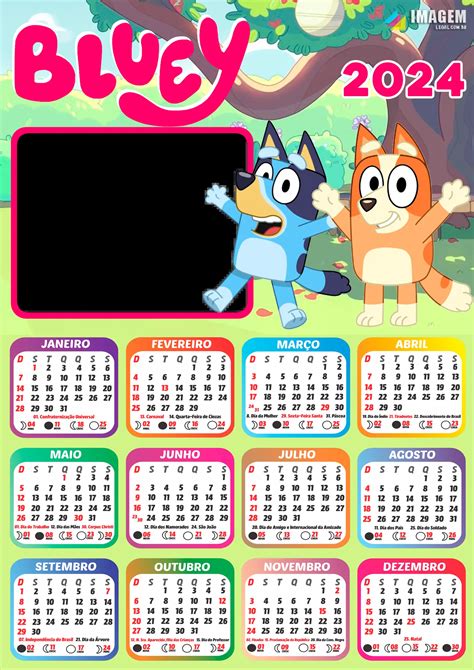 Calendario De Bluey Plantilla Para Editar E Imprimir Hot Sex Picture