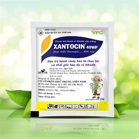 Xantocin 40 WP thuốc trừ vi khuẩn trên nhiều loại cây trồng