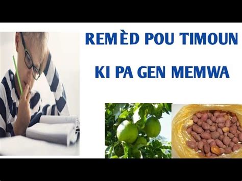 Rem D Natir L Pou Timoun Ki Pa Gen Memwa Ki Paka Konn Leson Yo Youtube