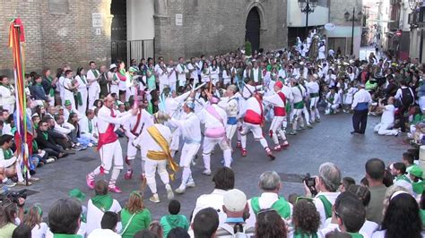 Dance De Los Palos Nuevos Danzantes Huesca San Lorenzo 2016 Youtube