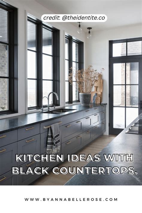 Insanely Gorgeous Kitchen Ideas With Black Countertops We Love By