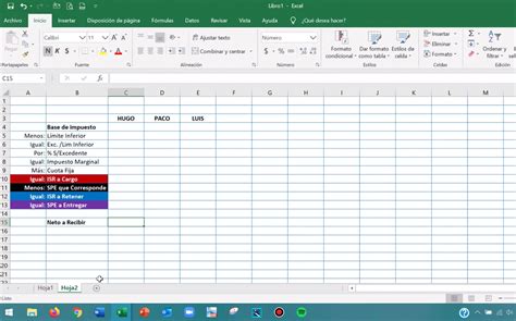 Formato De Excel Para Calcular Nomina Mide