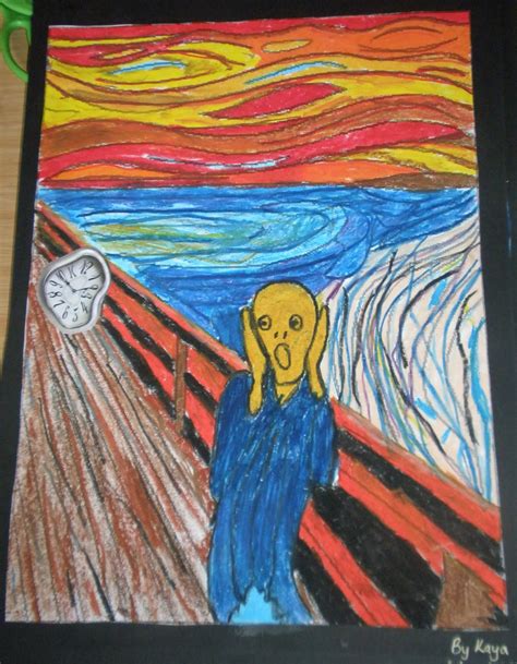 Art with Mrs Baker: Edvard Munch's The Scream-inspired artworks