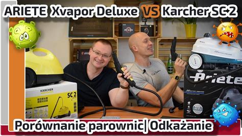 Parownica ARIETE Xvapor Deluxe 4146 Karcher SC 2 EasyFix Test