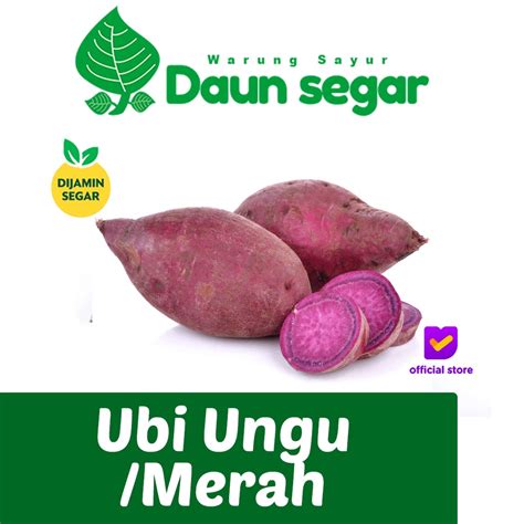 Jual Ubi Ungu Merah 1 Kg Ubi Jalar Ungu Organik Kripik Jepang Manis