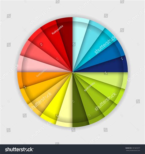 Palette Color Wheel Your Design Stock Vector (Royalty Free) 181581077 ...