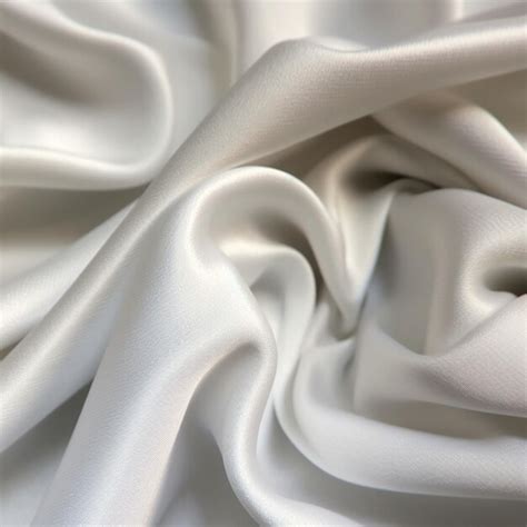 Premium AI Image | pure white satin fabric