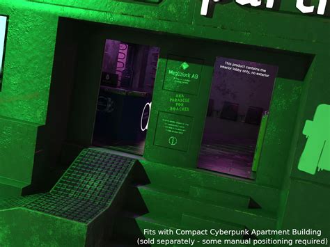 Out Now Compact Cyberpunk Apartment Lobby Commercial Daz D Forums