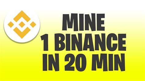 Mine Binance Coin In Minutes Free Bnb Mining Website With