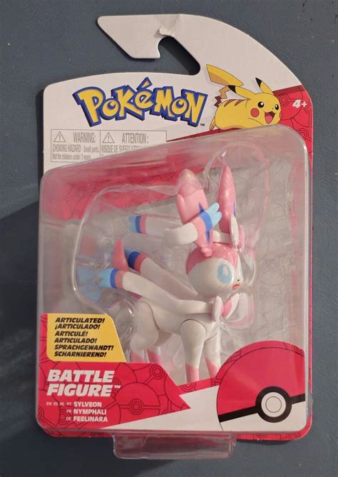 Mavin Jazwares Pokemon 3 Sylveon Battle Action Figure Nintendo Inch