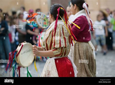 ITALY, Calabria, TROPEA: Calabrian Folk Dancing Festival (NR Stock ...