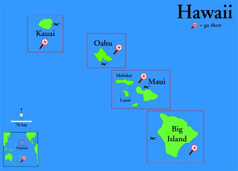 Map Of Hawaiian Islands With Names Images - Best Map of Middle Earth