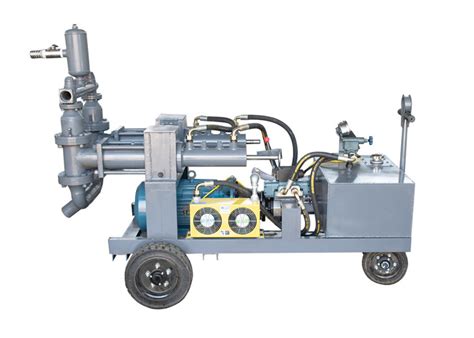Vertical Stucco Pump Sprayer Mortar Grout Pump Two Cylinder