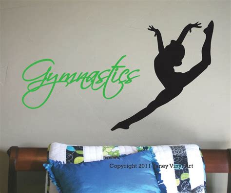 Gymnastics Wall Decal Vinyl Wall Art