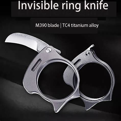 New Ring Multi Functional Ring M Blade Steel Titanium Alloy Self