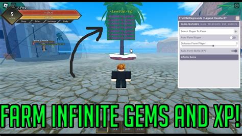 Fruit Battlegrounds Script Hack Infinite Gems Godmode Visual Hot Sex