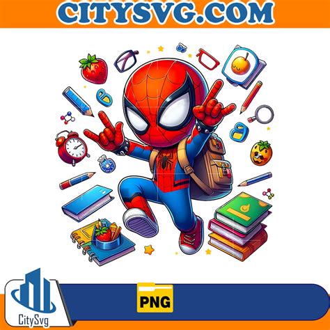 Spider Man School Png Citysvg