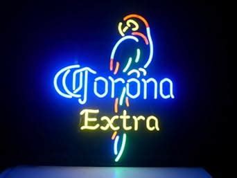 New Corona Extra Parrot Real Glass Neon Light Sign Home Beer Bar Pub