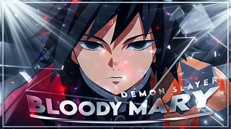 Demon Slayer Giyuu Bloody Mary Amv Edit Youtube