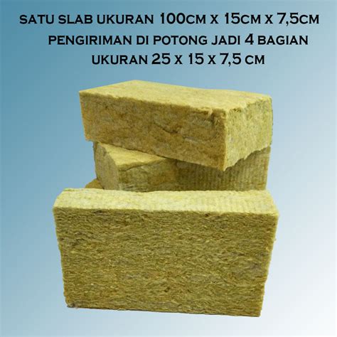 Rockwool Cultilene Media Tanam Hidroponik Slab Lazada Indonesia