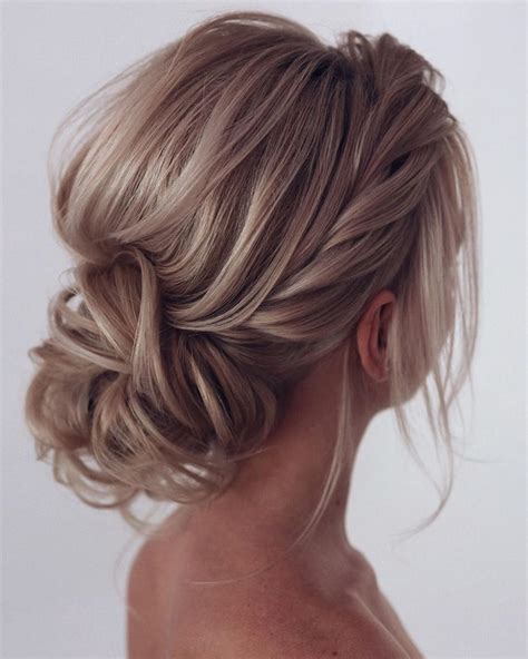 Classic Low Bun Wedding Hairstyles From Tonyastylist Roses Rings