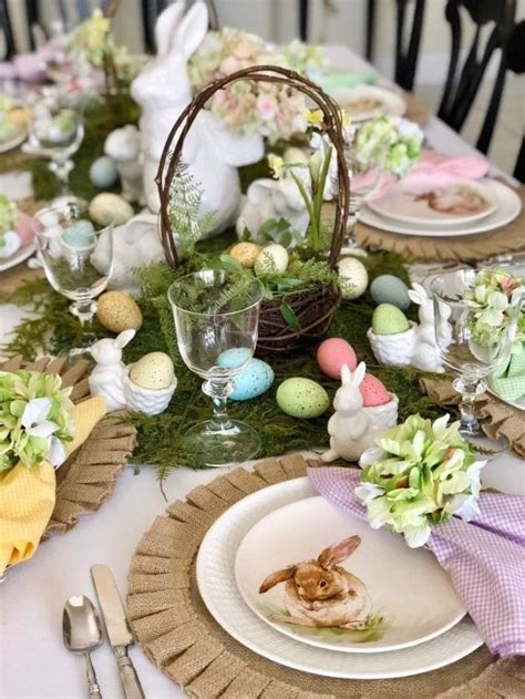 Beautiful Easter Table Decorations Photos Easy And Simple Diys