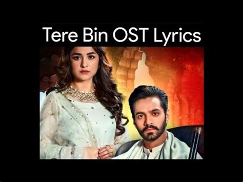 Tere Bin Ost Lyrics Yumna Zaidi Wahaj Ali Crunchy Creations Youtube