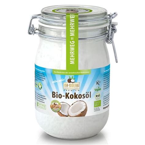 Dr Goerg Premium Bio Kokosöl 1000 ml Natürlich Vielseitig 26 95