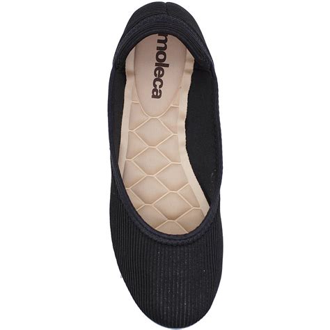 Sapatilha Moleca Feminina Knit Listras Super Flexível Conforto Macia Preto