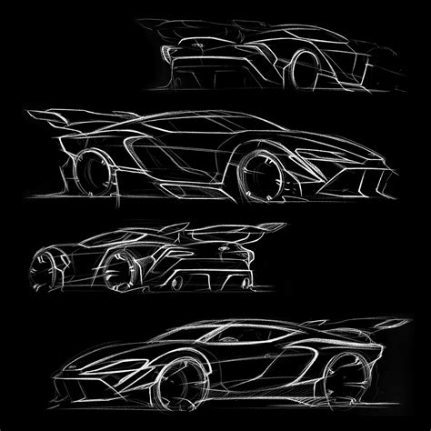 Toyota Supra Sketch On Behance