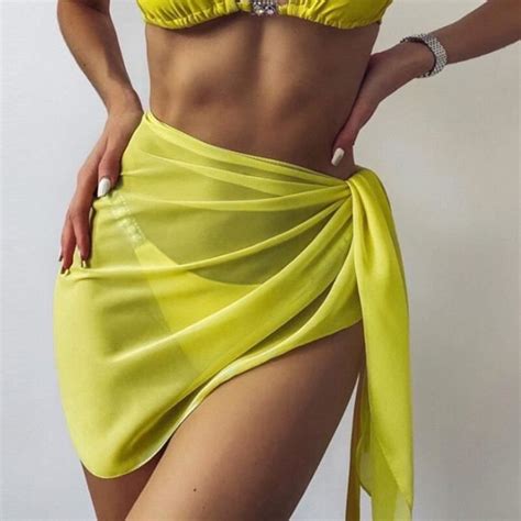 Robe De Plage Robe De Plage Courte En Mousseline De Soie Pour Femmes