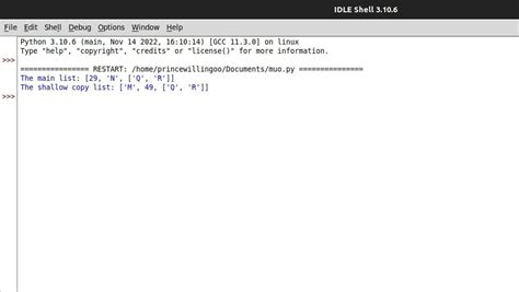 Understanding Shallow And Deep Copy In Python