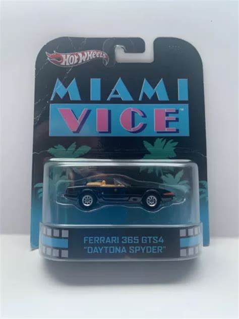 HOT WHEELS MIAMI Vice Ferrari GTS Retro Entertainment Damaged Card EUR PicClick FR