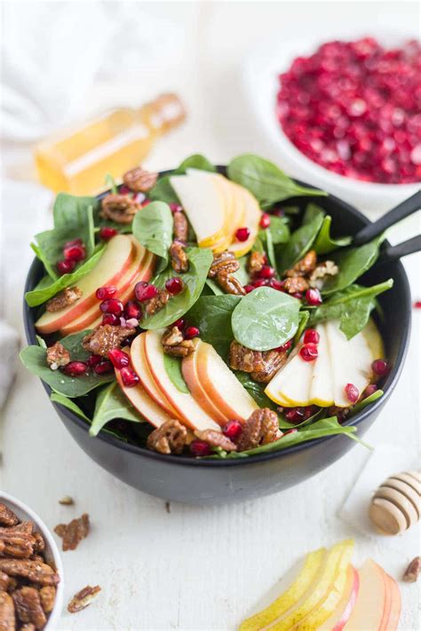 Autumn Pear Salad With Candied Pecans What Molly Made