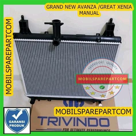 Jual RADIATOR GRAND NEW AVANZA GREAT XENIA DUAL VVTI 2016 2017 2018