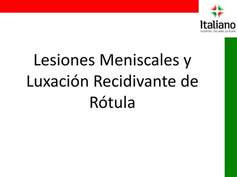 Solution Lesiones Meniscales Y Luxaci N De R Tula Studypool