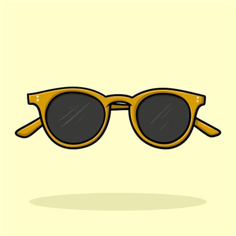 Premium Vector Glasses Cartoon Vector Illustration